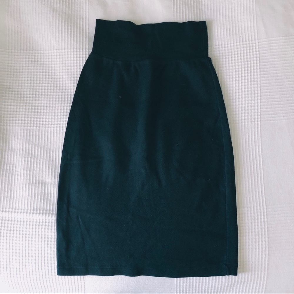 American Apparel Interlock Pencil Skirt